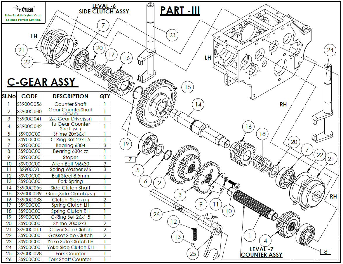 Gear  assembly -c