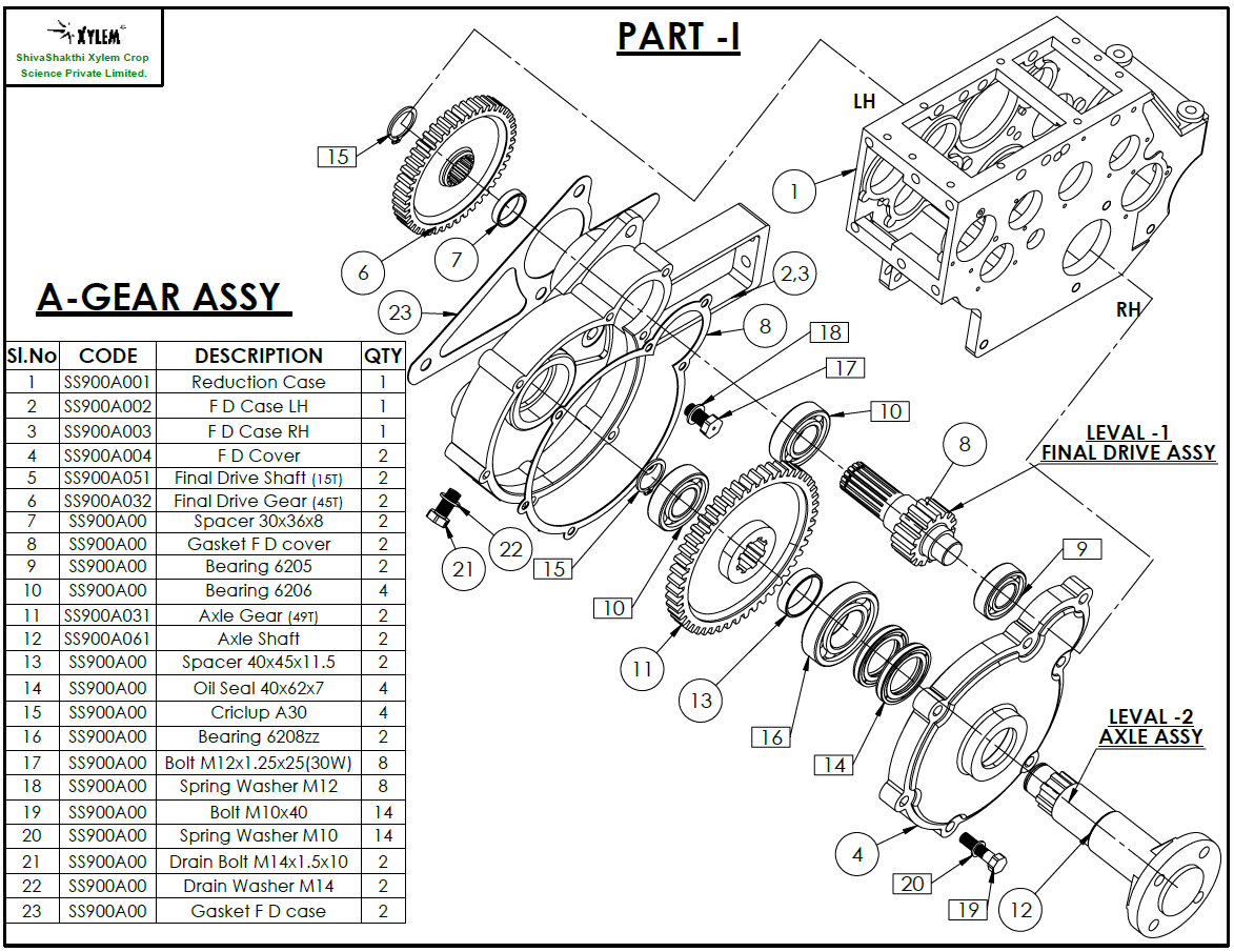 Gear  Assembly -A
