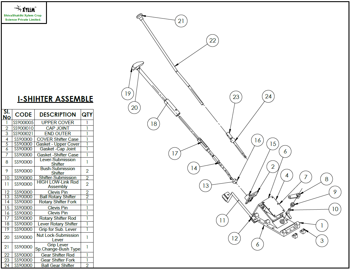 Shifter Assembly-I